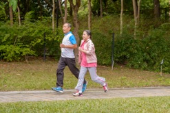 Running with a mate